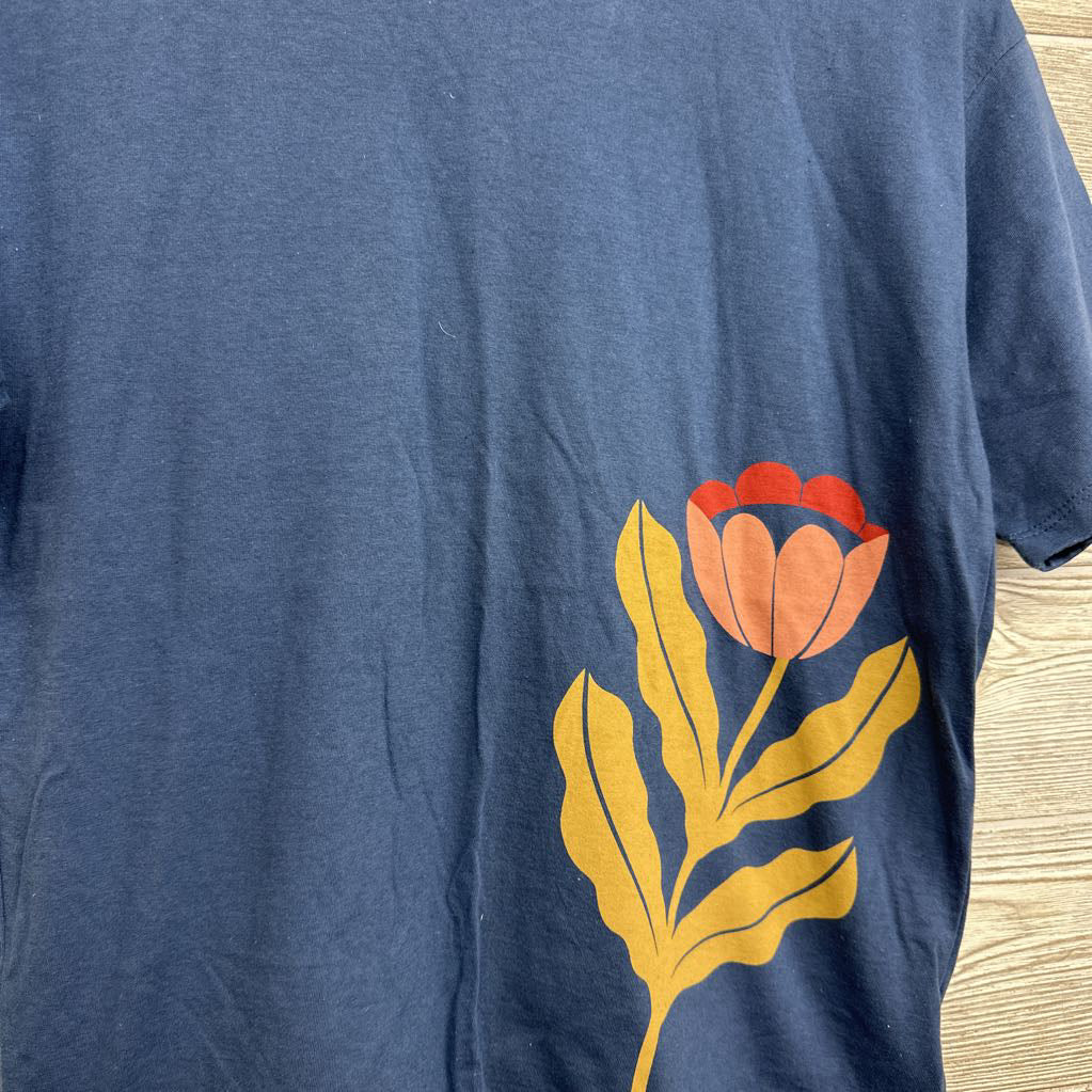 NEW Oversized Shirt Flowers 7-8