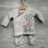 Side Snap Shirt Minnie Mouse & Pants 0-3M