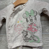 Side Snap Shirt Minnie Mouse & Pants 0-3M