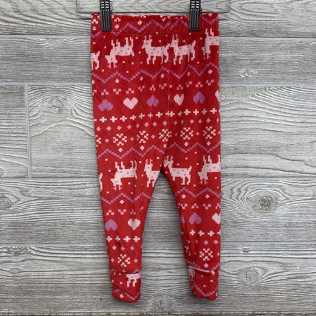 NEW 2 Pc Plush Pj Hearts 2t