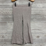 Ribbed Flare Pants Lettuce Trim 3t