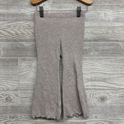 Ribbed Flare Pants Lettuce Trim 3t