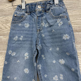 Wide Jeans Flowers 3t