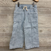 Wide Leg Drawstring Jeans Stripes3t