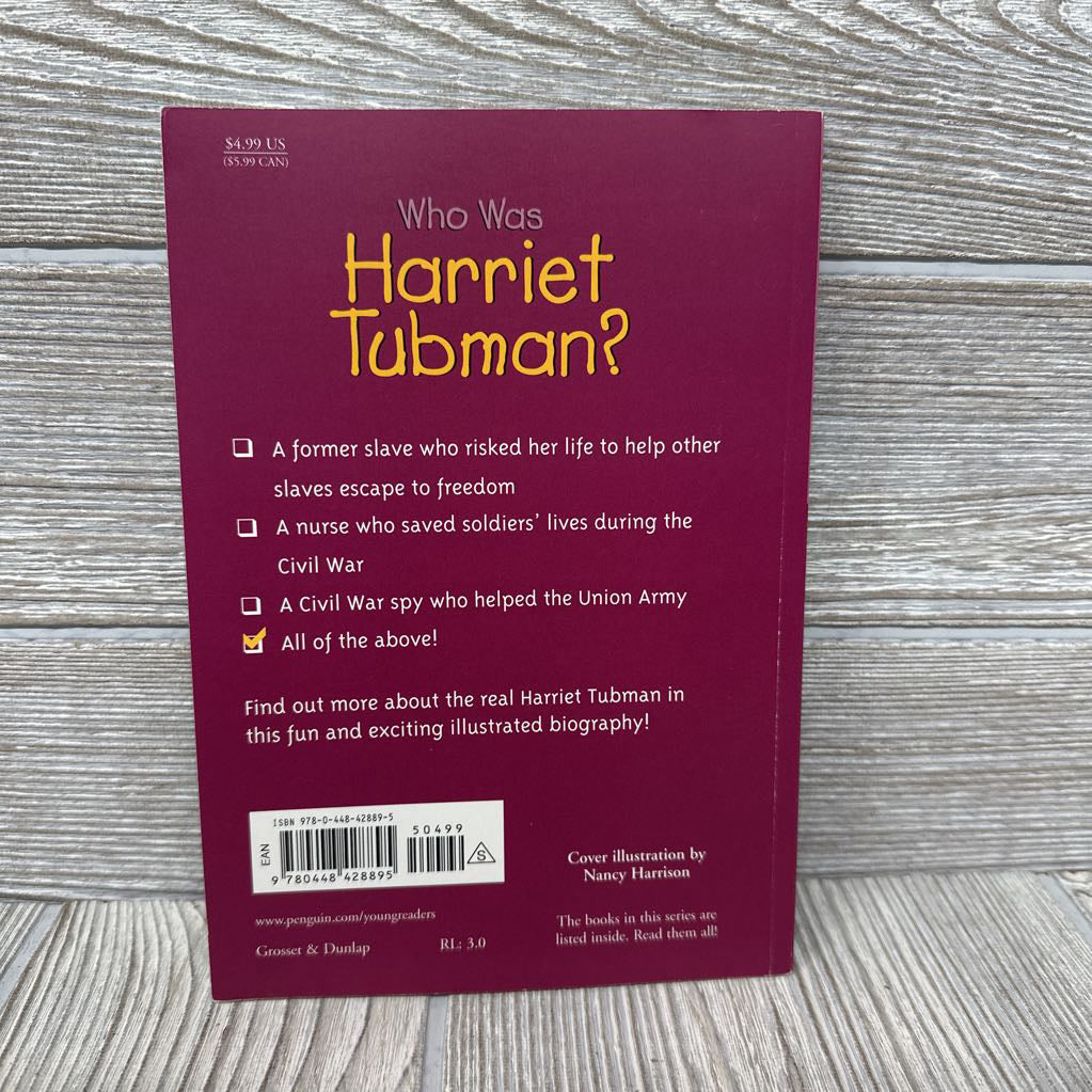 Who Was Harriet Tubman Chapter Book
