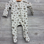 Ribbed Viscose Outfit Ruffles & Flowers 3M