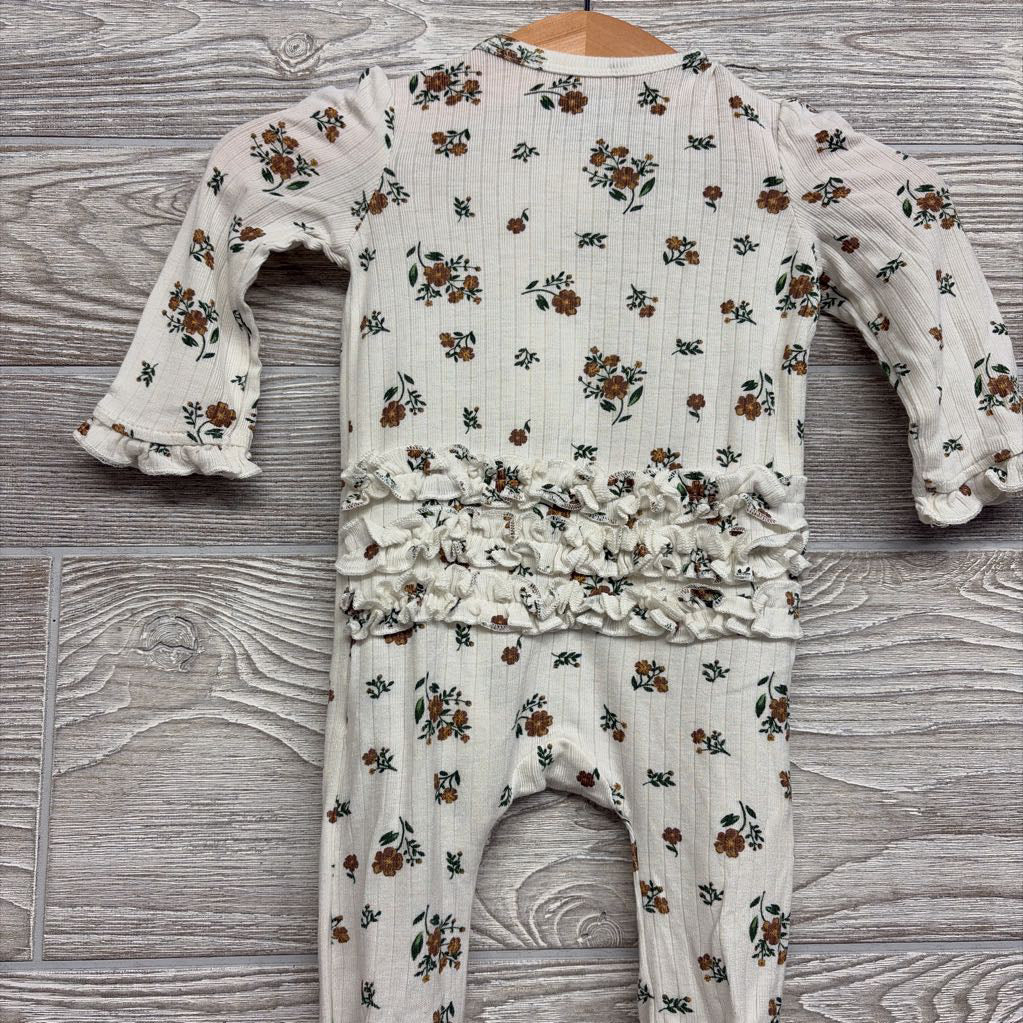 Ribbed Viscose Outfit Ruffles & Flowers 3M