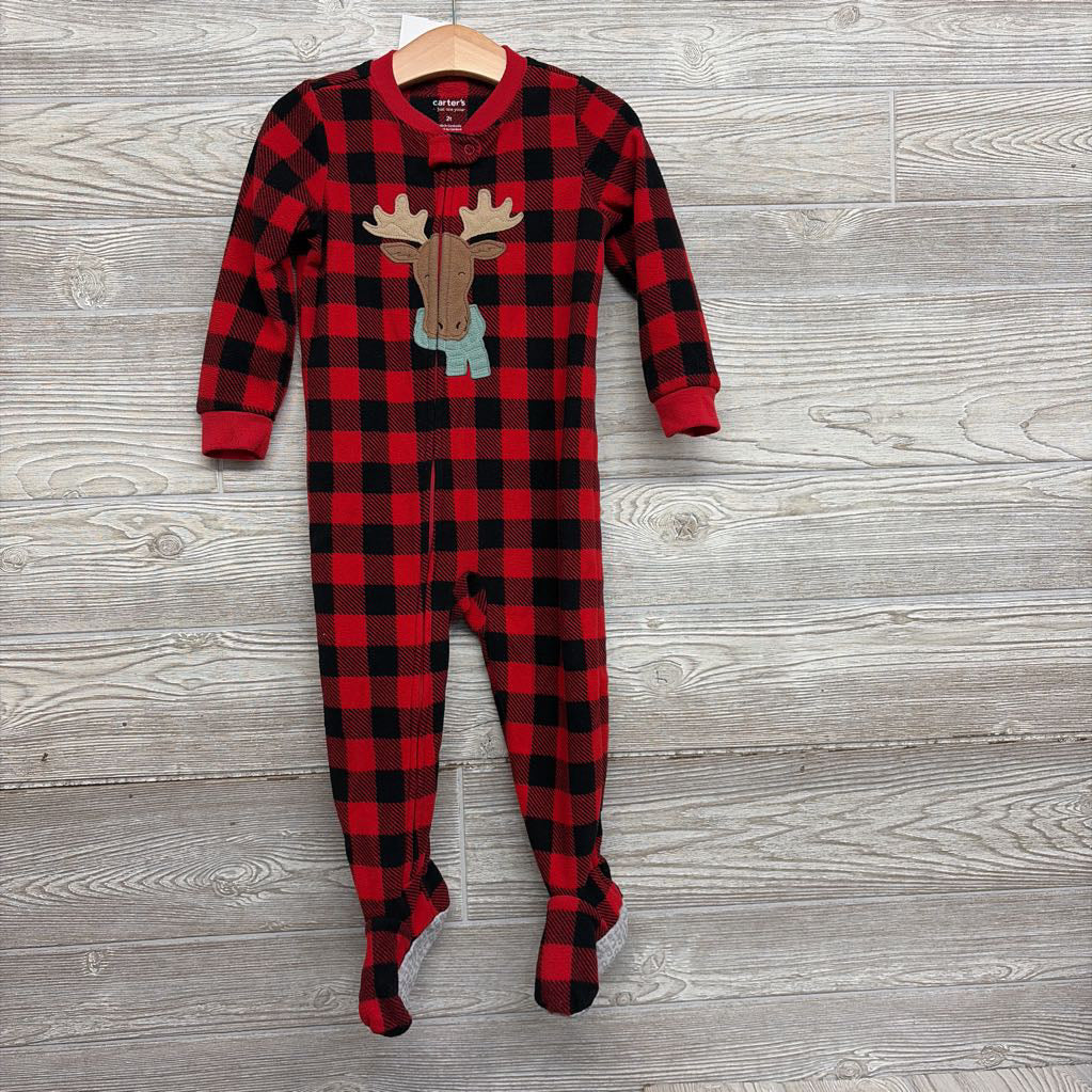 Blanket Sleeper Moose Gingham 2t