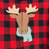 Blanket Sleeper Moose Gingham 2t