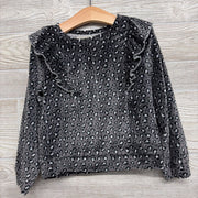 Ruffle Animal Print Plush Shirt 5