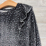 Ruffle Animal Print Plush Shirt 5