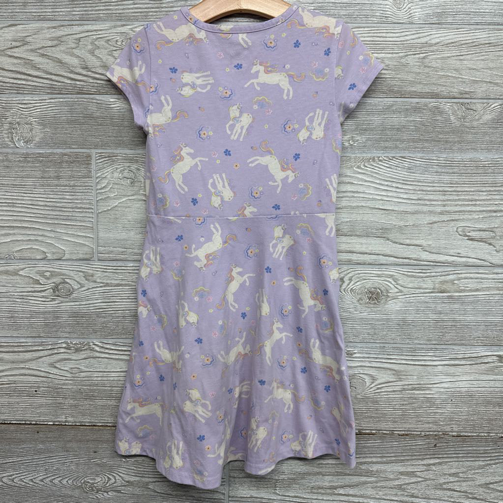 Dress Unicorns & Flowers 6-6x