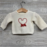 Sweater Candy Cane Heart NB
