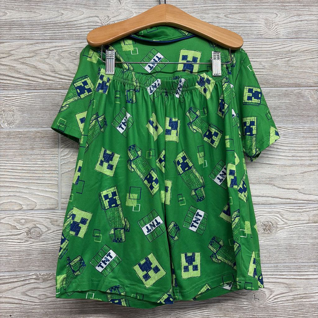 Button Up Pj Zombies 6-7