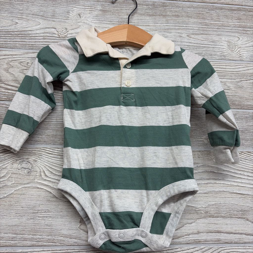 Polo Bodysuit Stripes 9M