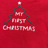 LS Bodysuit My First Christmas 6M