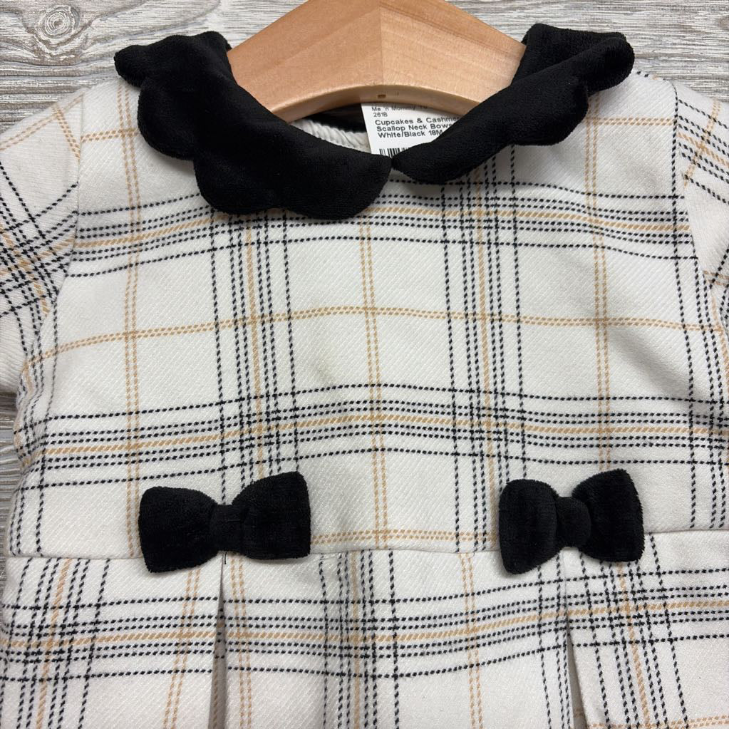 Dress Scallop Neck Bows 18M