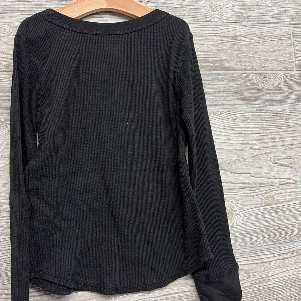 NEW Waffle Knit LS Shirt Logo 10-12