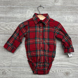 NEW Plaid Button Up Shirt 12M