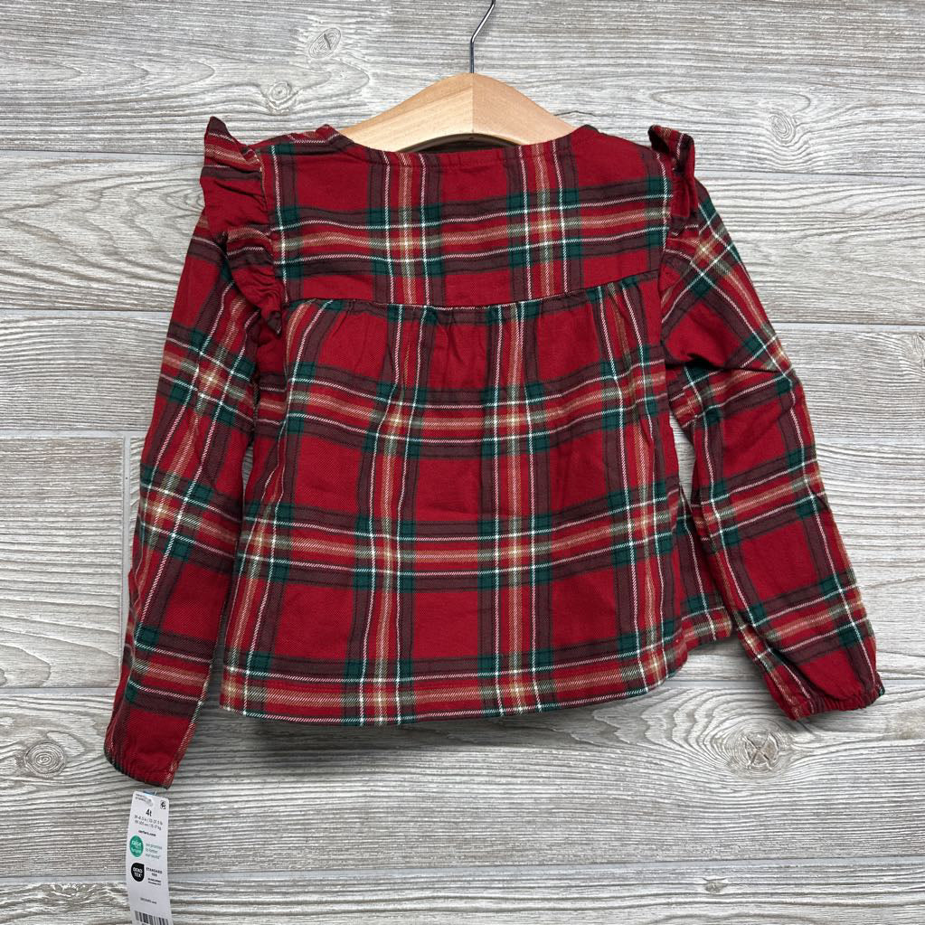 NEW Plaid Shirt 4t