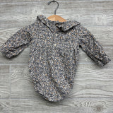 Bodysuit W/ Ruffles Flowers 6M