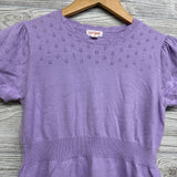 Pointelle Sweater Dress 10-12