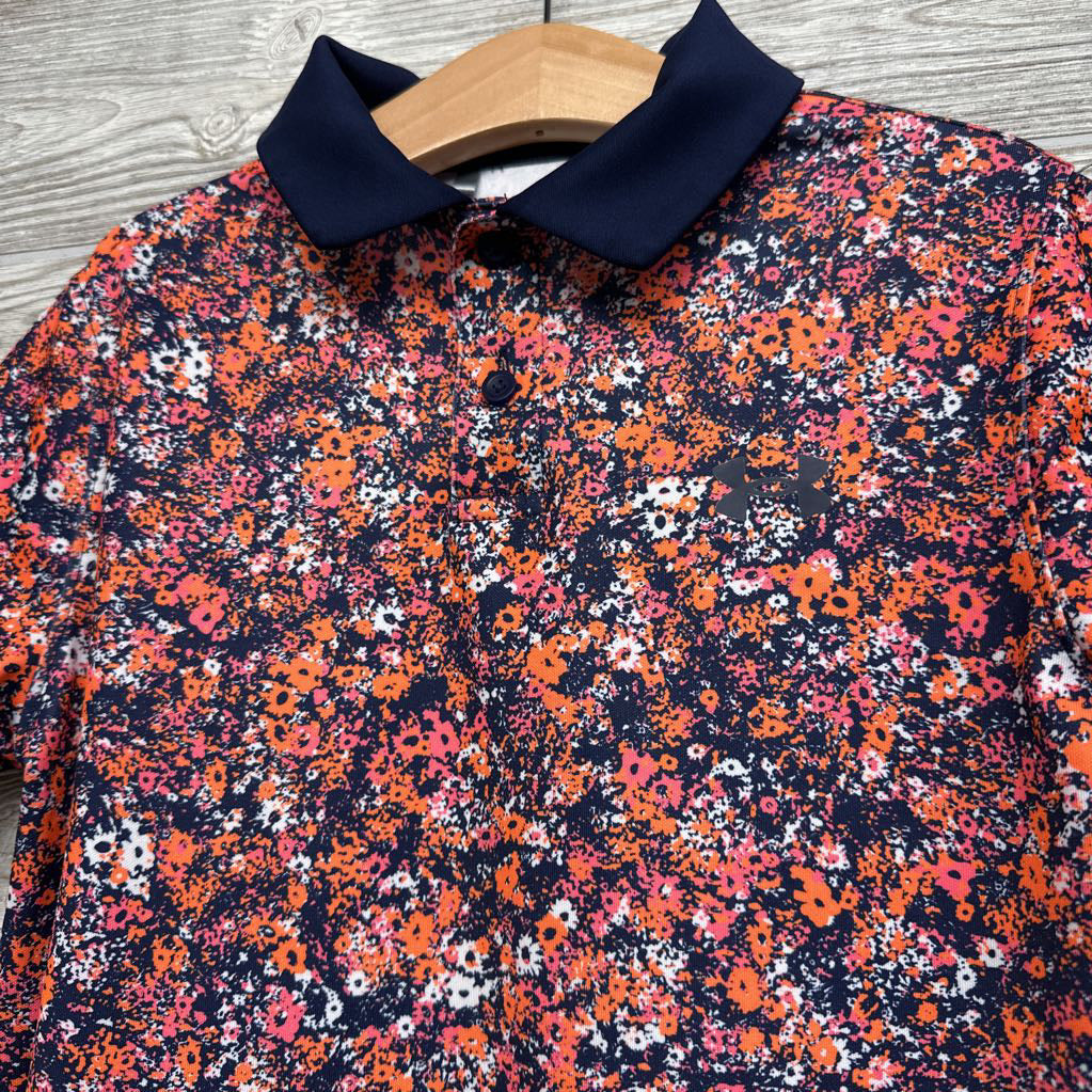 Active Polo Shirt Flowers 8