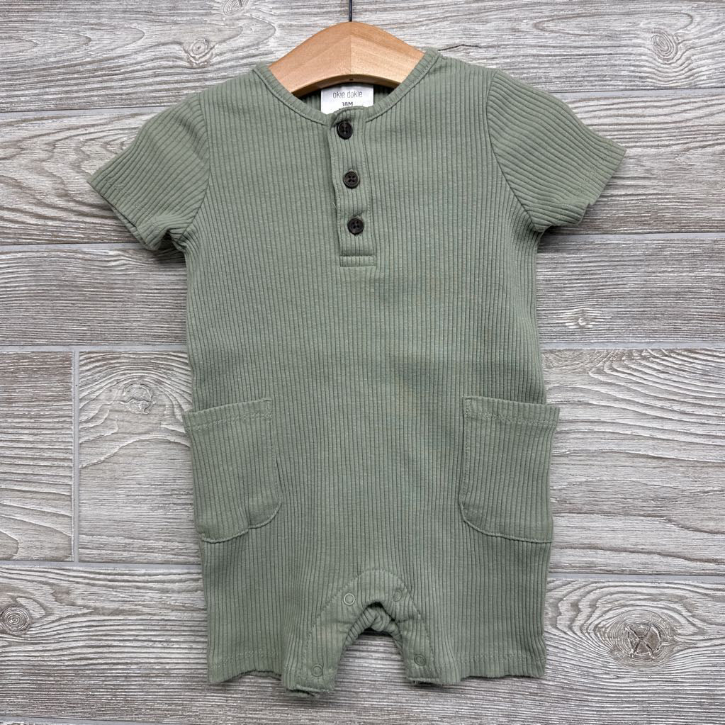 Ribbed Shorty Romper 18M