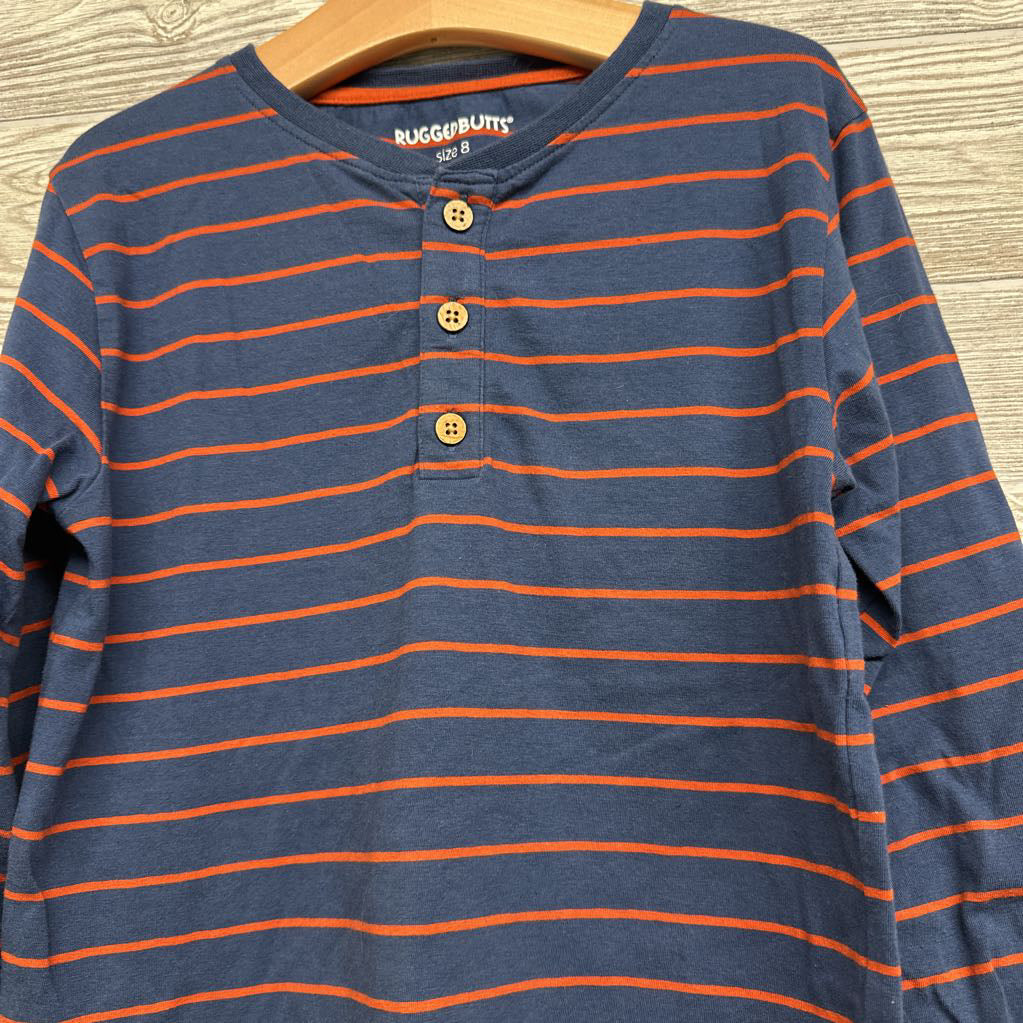 Henley LS Shirt Stripes 8