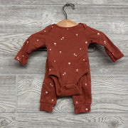 Ribbed Bodysuit & Pants Mushrooms NB