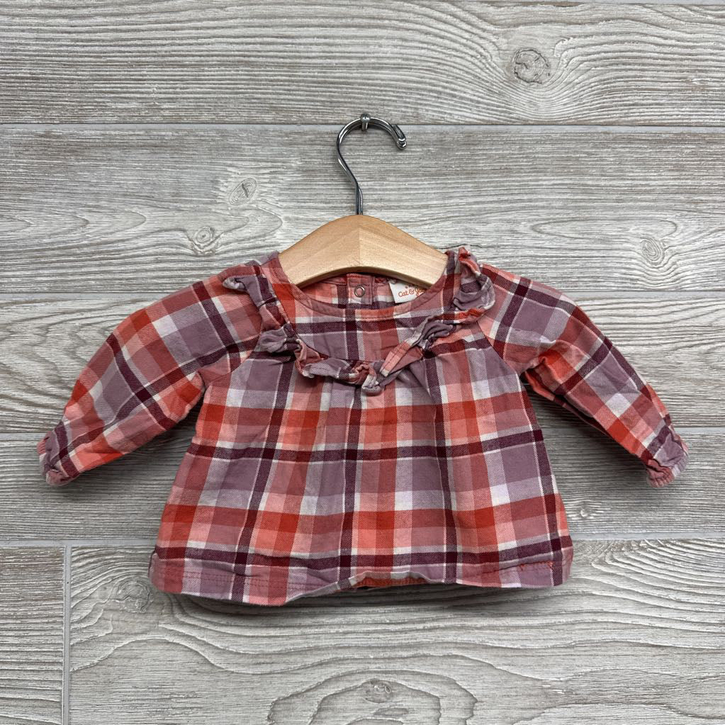 Plaid Dress & Bloomers 0-3M