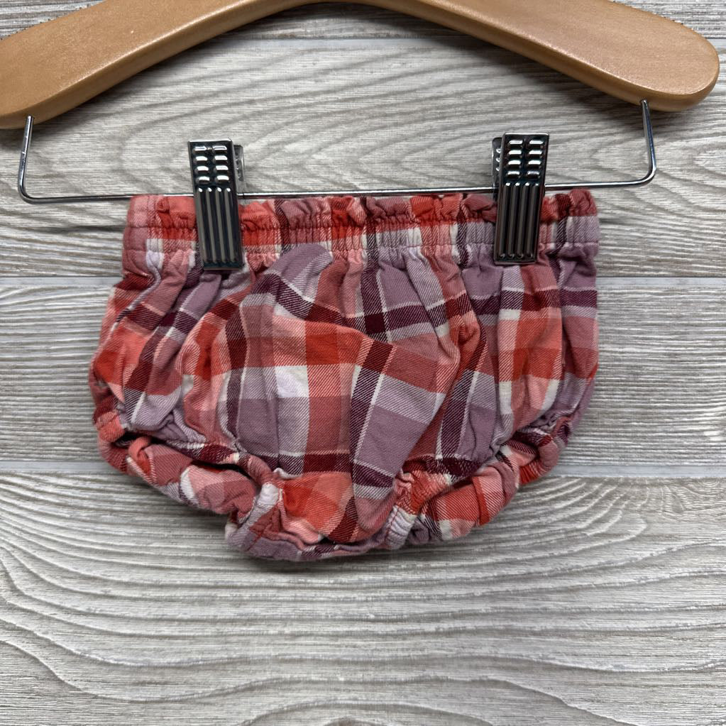 Plaid Dress & Bloomers 0-3M
