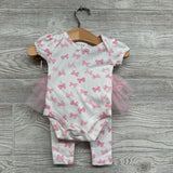 Bodysuit Bows & Skeggings 0-3M
