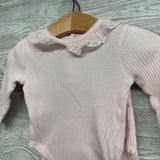 Ribbed Bodysuit Solid & Ribbed Pants 3-6M