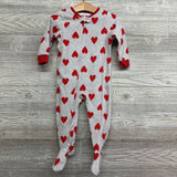 Blanket Sleeper Hearts 18M