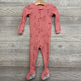Waffle Knit Sleeper Unicorns 18M