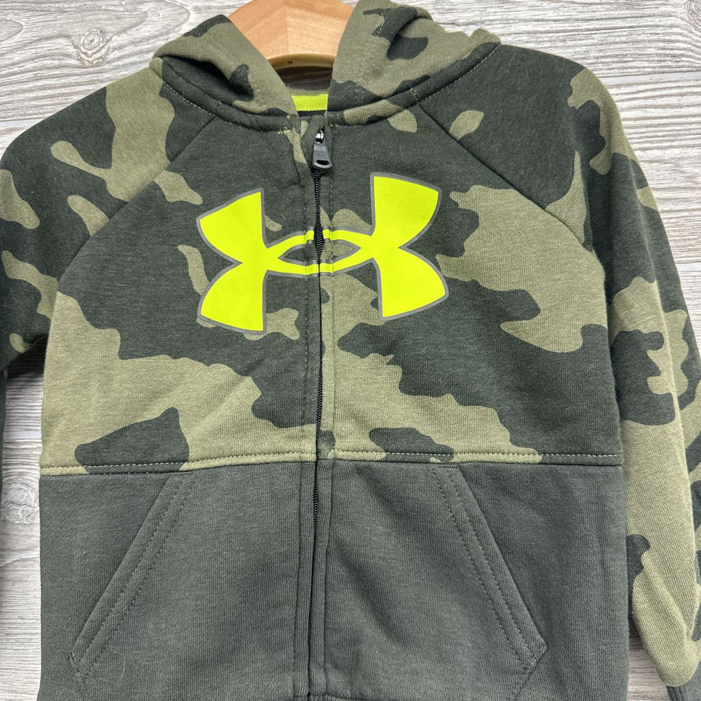Camo Full Zip Hoodie Logo 18M