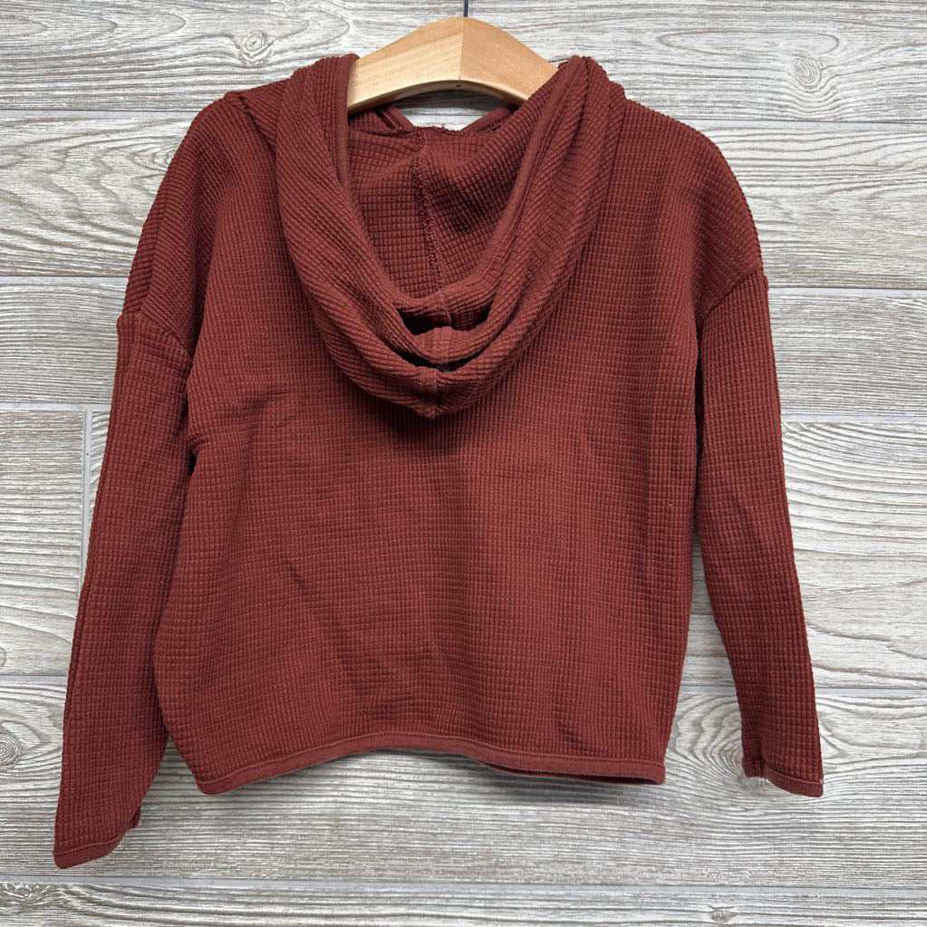Waffle Knit Shirt W/ Hood 2t