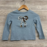 LS Shirt Sequins Bow 6-7