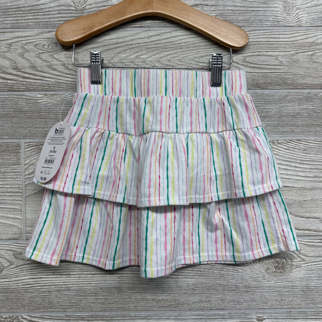 NEW Ruffle Skort Stripes 6-6x