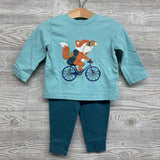 LS Shirt Fox Riding Bike & Sweatpants 12M