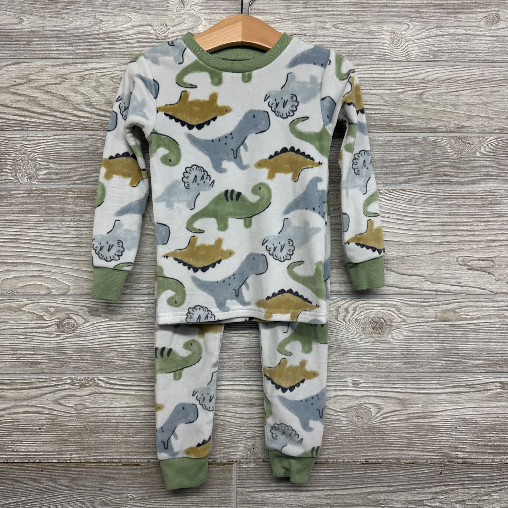 2 Pc Plush Pj Dinosaurs 3t