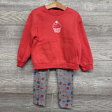 Crewneck Cupcake & Leggings 5t