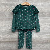 Plush Shirt & Pants Flowers 5t