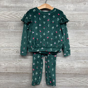 Plush Shirt & Pants Flowers 5t