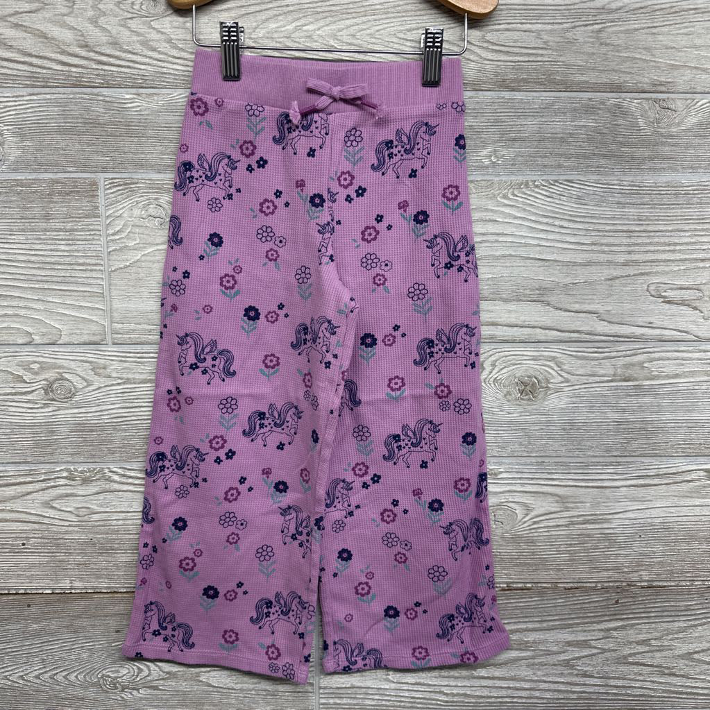 Waffle Knit LS Shirt & Pants Unicorns 5t