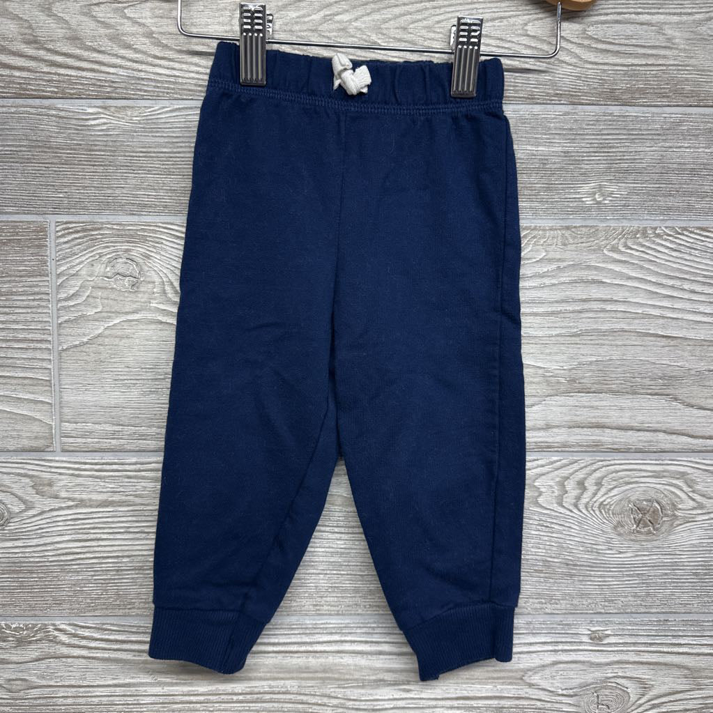 Henley Hooded Bodysuit Stripes & Sweatpants 12M