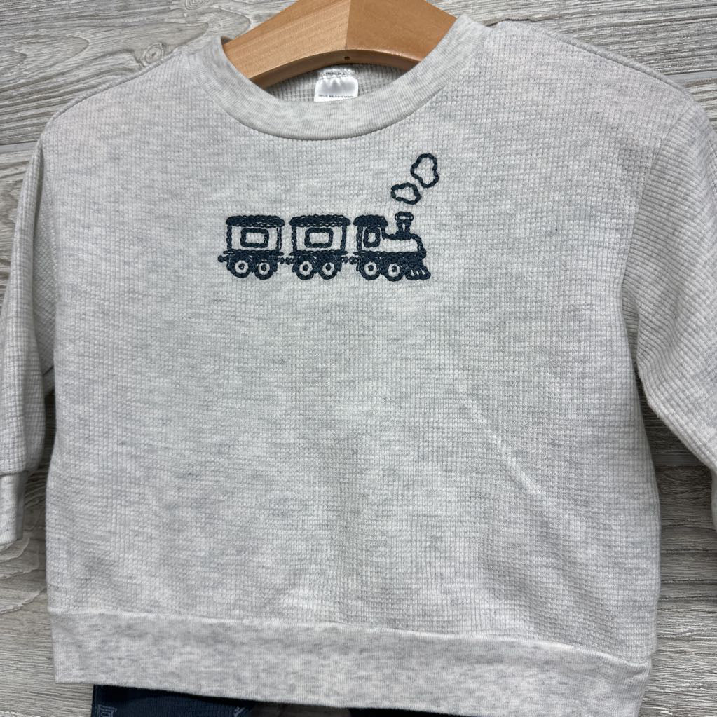 Thermal Shirt & Pants Trains 12M