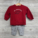 Crewneck Jogger Pants Heart Mr. Irresistible 12M