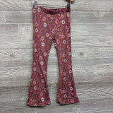 Ribbed Flare Pants Flowers 6